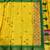 Mustard Yellow & Parrot Green Cotton Silk Lehenga Set with Traditional Print and Zari Weaving Border For Women's