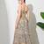 Multicolor paisley printed georgette strappy v-neck flared maxi dress for women ,  printed poly muslin