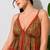 Multicolor paisley printed georgette strappy v-neck flared maxi dress for women ,  printed poly muslin