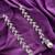 Women silver-plated cubic zirconia long dangle drop earrings with pearl hanging