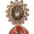 Traditional gold-plated meenakari kundan jhumka earrings for women & girls