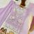 Fox georgette embroidery purple readymade salwar suit
