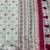 Dark Pink & cream cotton silk lehenga set with traditional print and zari weaving border for women's 