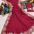Pink georgette pastel floral resham & zari embroidery saree