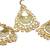 Rose Gold Pearl earring-Maang Tikka Jewellery set. 