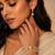 White beaded multistrand pearl haath phool