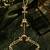 White beaded crescent moon haath phool