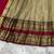 Beige & Red Kanci cottan blend half saree with traditional gold zari weaving work Lehenga
