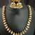 Gold white cz 2 way wear necklace with 2 sets earrings