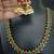 Maroon green and full green cz 2 way wear necklace with 2 sets earrings