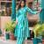 WOMEN COTTON  A-LINE  FLORAL PRINT KURTI WITH PANT 