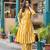 WOMEN COTTON FLORAL PRINTED A-LINE KURTA WITH PANT 
