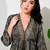 Paisley print work  v-neck fit & flare short dress with full sleeves  women western wear dress , printed poly muslin