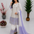 Light Lavender Color Embroidery And Sequince Work Georgette Salwar Suit
