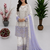 Light Lavender Color Embroidery And Sequince Work Georgette Salwar Suit
