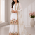 White Embroidery And Sequence Work Georgette Salwar Suit