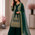 Green Color Embroidery And Sequence Work Silk Blend Salwar Suit