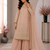 Light Pink Color Embroidery And Sequence Work Silk Blend Salwar Suit
