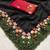 Black Color embroidery with cutwork Silk Blend Saree