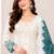 Rama color shaded embroideried star georgette semi stitched salwar suit