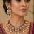 Ruby Polki Choker Necklace Set: Kundan Bridal Indian Wedding Statement Jewelry