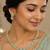 Pista green ad stone & agate stone necklace set with earrings, antique gold plated
