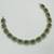 Green ad stone & agate stone necklace set with earrings, antique gold plated