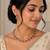 Ruby ad stone & agate stone necklace set with earrings, antique gold plated