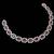 Ruby ad & agate stone designer necklace set with earrings – rhodium plated