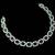 Green ad & agate stone designer necklace set with earrings – rhodium plated