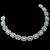 Pista green ad & agate stone designer necklace set with earrings – rhodium plated