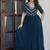 Women rama gorgette sequin emroidery work kurta set