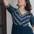 Women rama gorgette sequin emroidery work kurta set