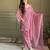 Women peach silk sequin emroidery work kurta set