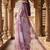 Women wine silk sequin emroidery work kurta set