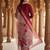 Women maroon silk sequin emroidery work kurta set