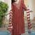 Women maroon chanderi sequin emroidery work kurta set