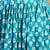 Sky-blue floral printed cotton flared maxi skirt for women