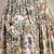 Multicolor floral printed cotton flared maxi skirt for women