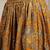 Yellow floral printed cotton flared maxi skirt for women