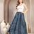 Multicolor floral printed cotton flared maxi skirt for women