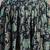 Blue floral printed cotton flared maxi skirt for women