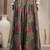 Multicolor floral printed cotton flared maxi skirt for women