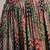 Multicolor floral printed cotton flared maxi skirt for women
