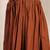 Brown printed cotton flared maxi skirt for women