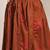 Brown color blocked cotton flared maxi skirt for women