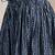 Blue floral printed cotton flared maxi skirt for women