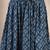 Purple floral printed cotton flared maxi skirt for women