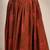 Brown graphic printed cotton flared maxi skirt for women