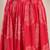 Pink floral printed cotton flared maxi skirt for women